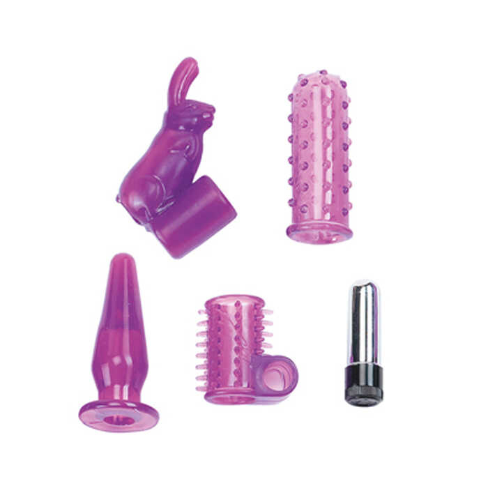 Набор для безумной ночи "4 Play" вибропуля + насадки 